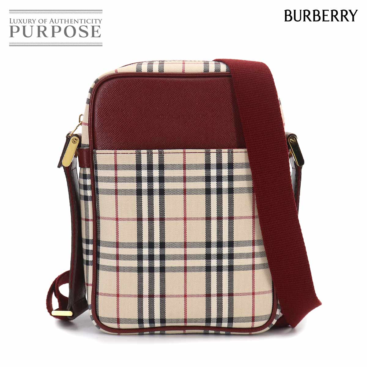楽天市場】burberry バーバリー ノバチェック バッグ 中古の通販