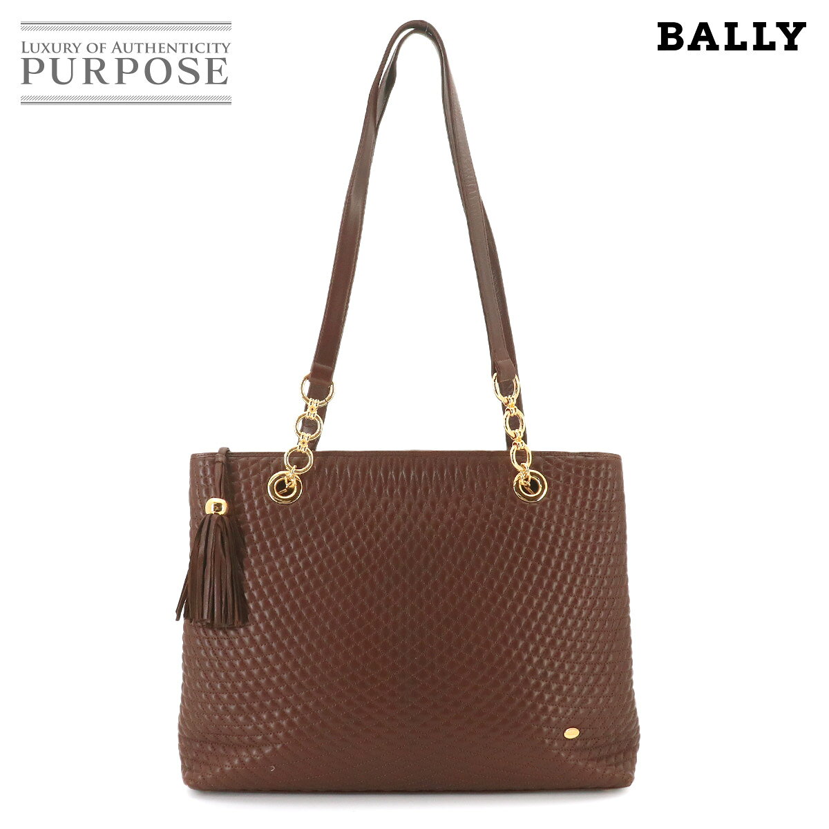 ✨美品✨ BALLY 裏地総柄 レザー トートバッグ ダークブラウン ゴールド 楽天市場】レザー トートバッグ（ブランドバリー）（バッグ｜バッグ