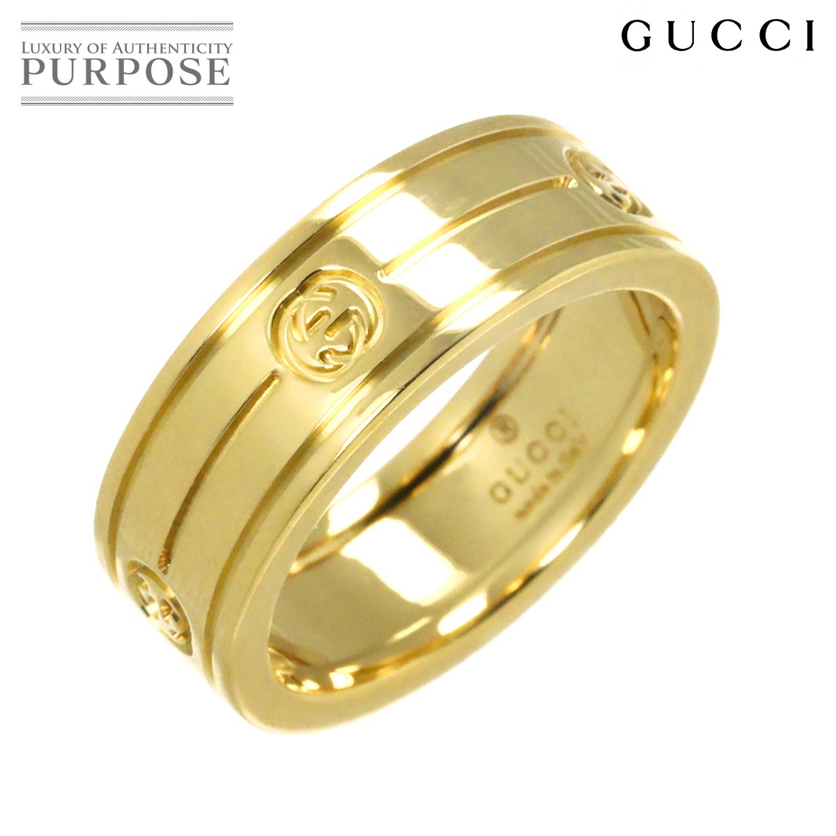 楽天市場】GUCCI 指輪（素材（ジュエリー・アクセサリー）イエロー