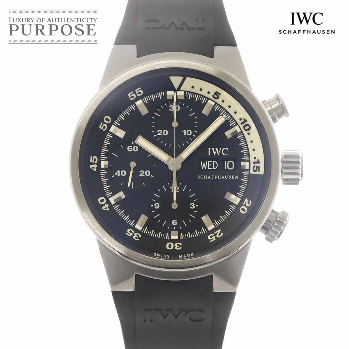 【OH 新品仕上げ 済み】 IWC アクアタイマー クロノグラフ IW371928 メンズ 腕時計  ...