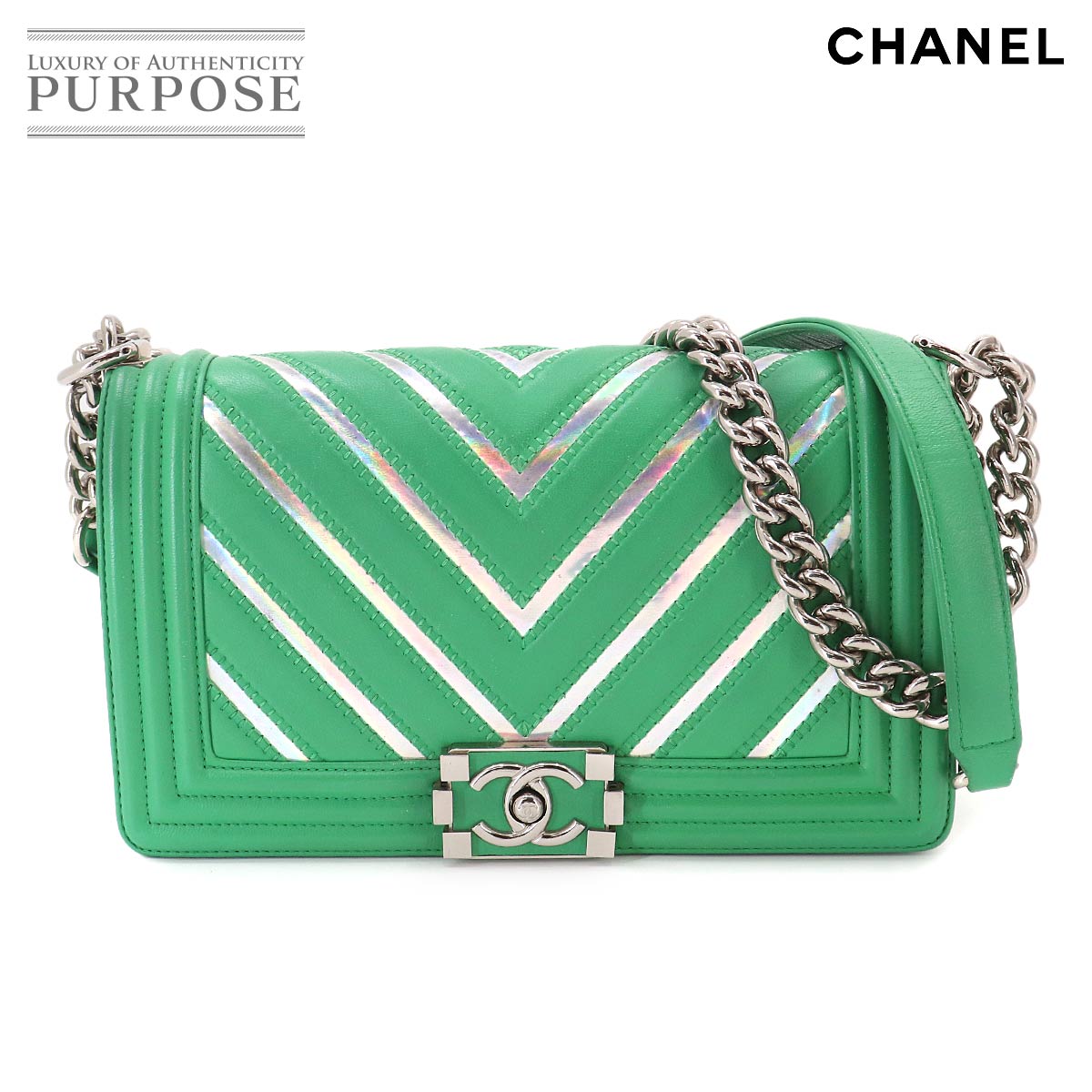グリーン様のCHANEL　シャネル　チェーンショルダーバッグ　美品♥️ 楽天市場】シャネル バッグ（カラーグリーン）（ショルダーバッグ