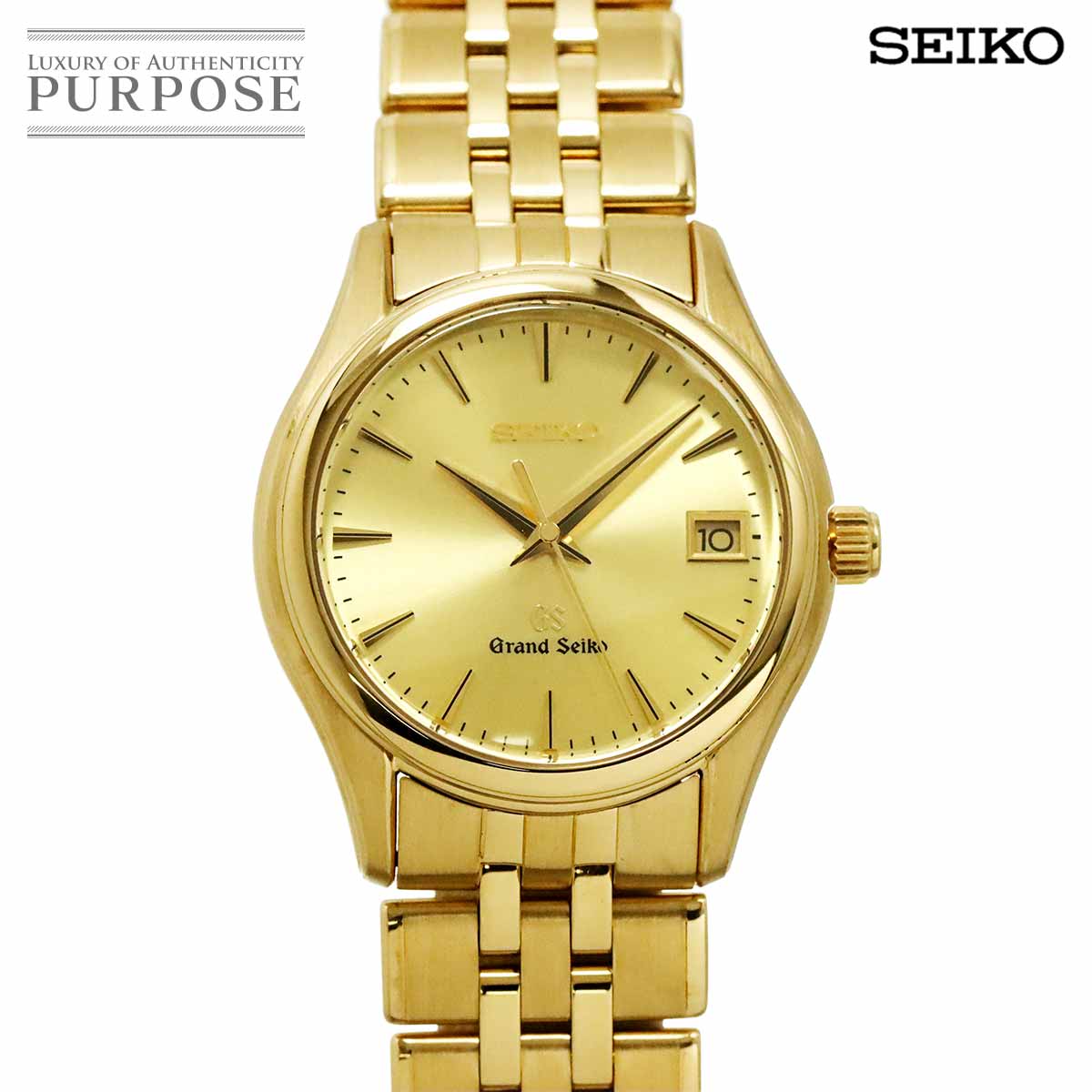楽天市場】seiko 金無垢（文字盤カラーゴールド）（メンズ腕時計