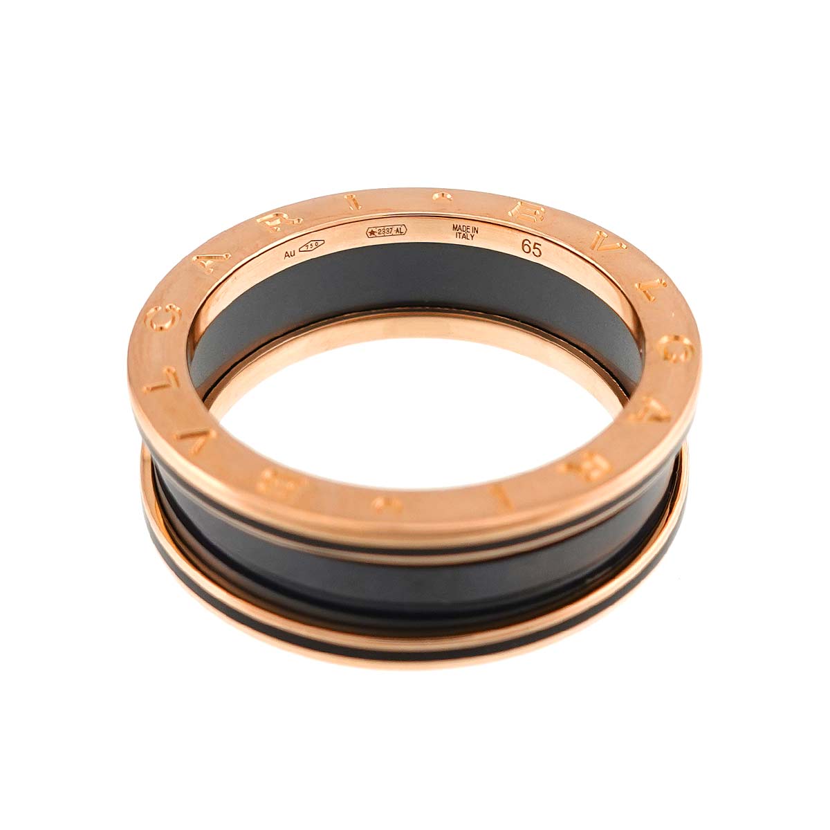 同様 ブルガリ BVLGARI ビーゼロワン 2バンド #65 リング K18 PG ブラック セラミック ピンクゴールド 75 purpose-inc-10565104 VINTAGE LOVER PURPOSE サンプル画像3