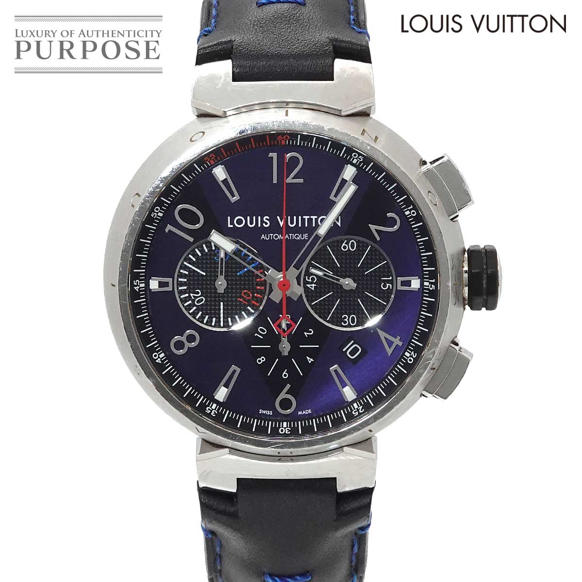 ラ*ム様 Louis Vuitton 自動巻き クロノグラフ 腕時計 楽天市場】クロノグラフ 自動巻き（ブランドルイ・ヴィトン）（腕時計