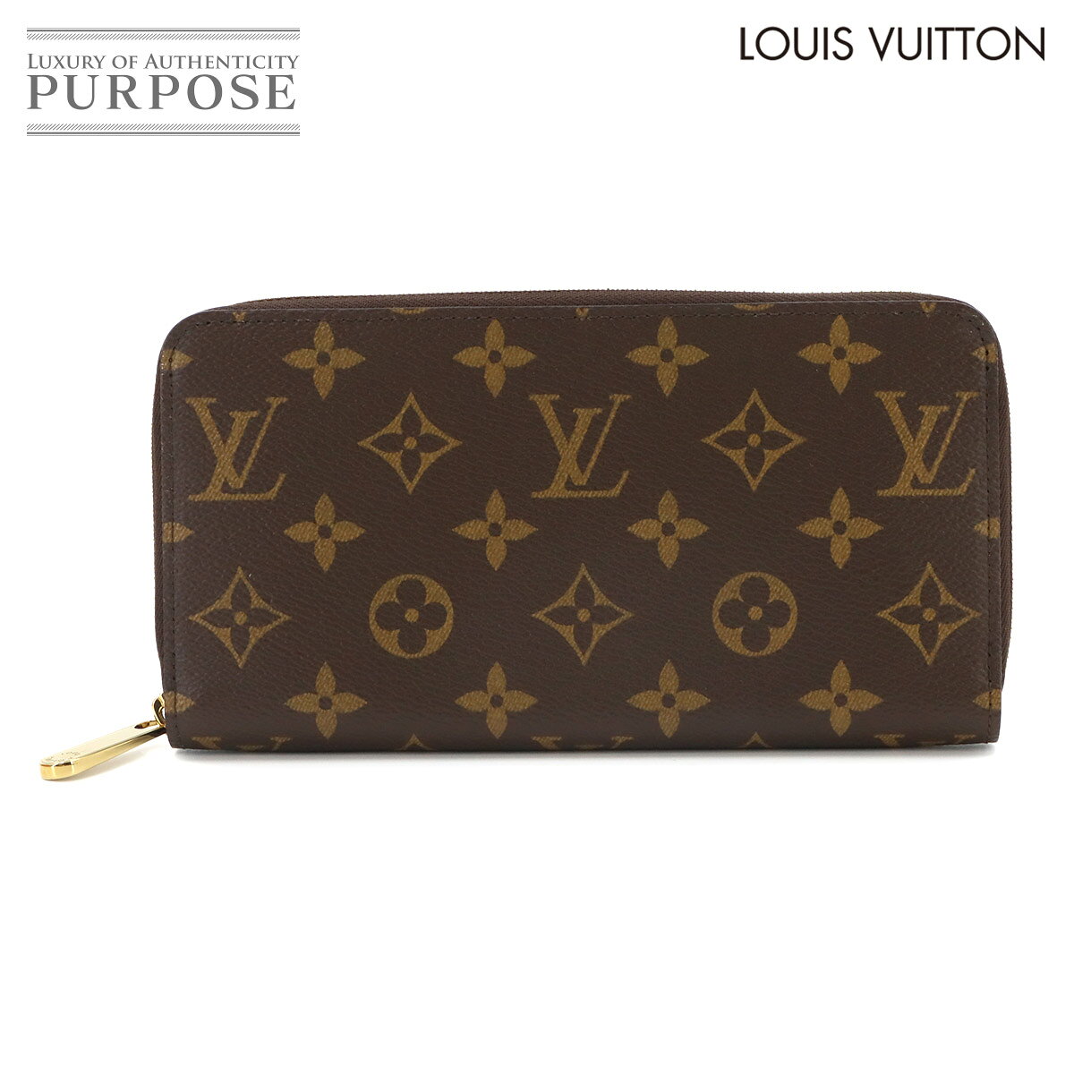 【未使用 展示品】 ルイ ヴィトン LOUIS VUITTON モノグラム ジッピー ウォレット ラウンドファスナー 長財布 ブラウン M42616 RFID Monogram Zippy Wallet 【中古】