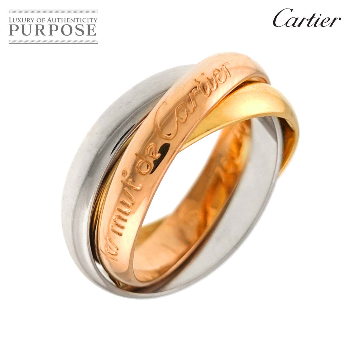 楽天市場】cartier トリニティリング #50の通販