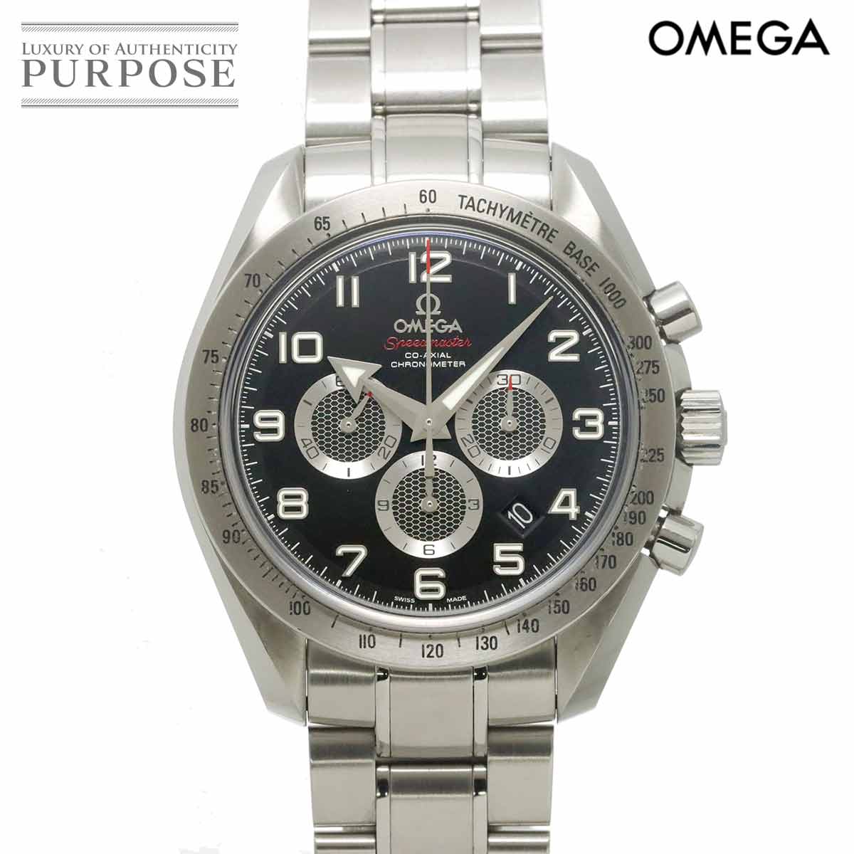 オメガ OMEGA スピードマスター ブロードアロー 321 10 44 50 01 001 クロノグラフ メンズ 腕時計 デイト ブラック オートマ 自動巻き Speedmaster Broad Arrow 【中古】