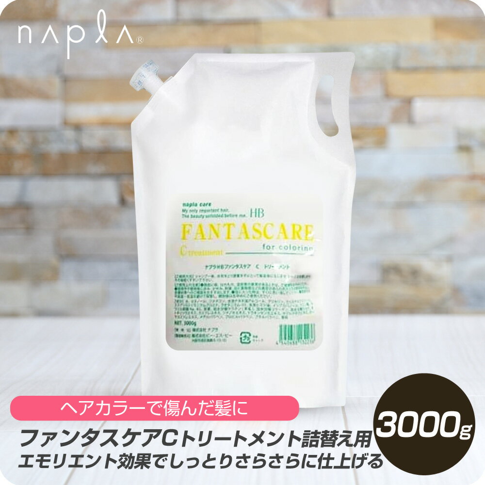 【6/4 20時より超セール 販売期間前】 ナプラ HB ファンタスケア C トリートメント 3000g