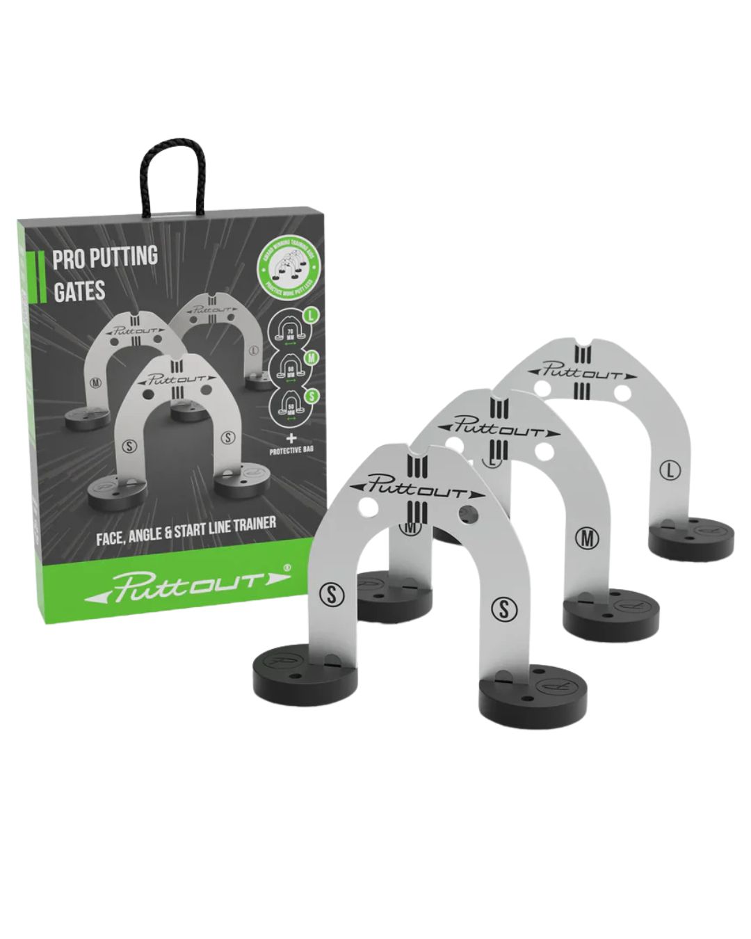 【公式 正規品】【宮本プロ大絶賛!!】 PuttOUT パットアウト パッティングゲート パター練習器具 パター練習 ゲート パター 軌道 フェース向き ストローク パター矯正 パッティング練習 ゴルフ練習 室内 自宅 パター技術向上