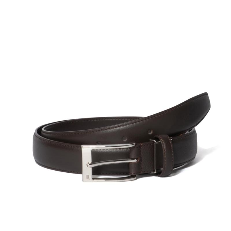 LANVIN COLLECTION(ランバンコレクション) シュリンクレザーベルト[ランバンコレクション] シュリンクレザーベルト メンズ シンプル 上質 レザー ビジネスシーン 出勤 通勤メンズ