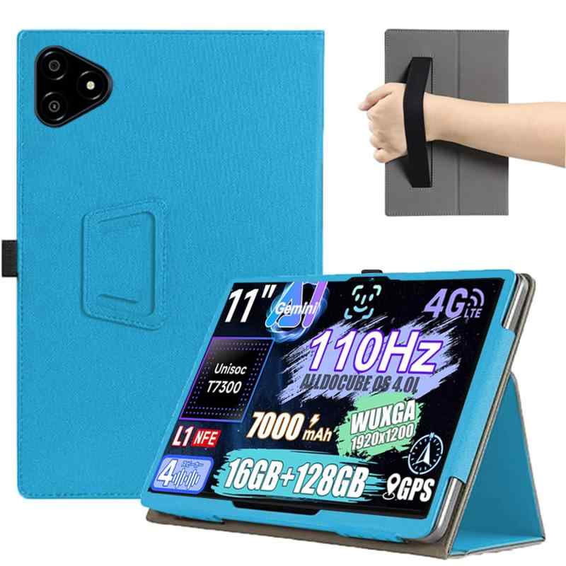 樂天商城 - For ALLDOCUBE iPlay 70E ケース 11インチ カバー 【BAOLINTX】スタンド機能 角度調整 高級PU レザー 擦り傷防止 磁気吸着 全面保護 ALLDOCUBE iPlay 70E 保護ケース (スカイブルー)