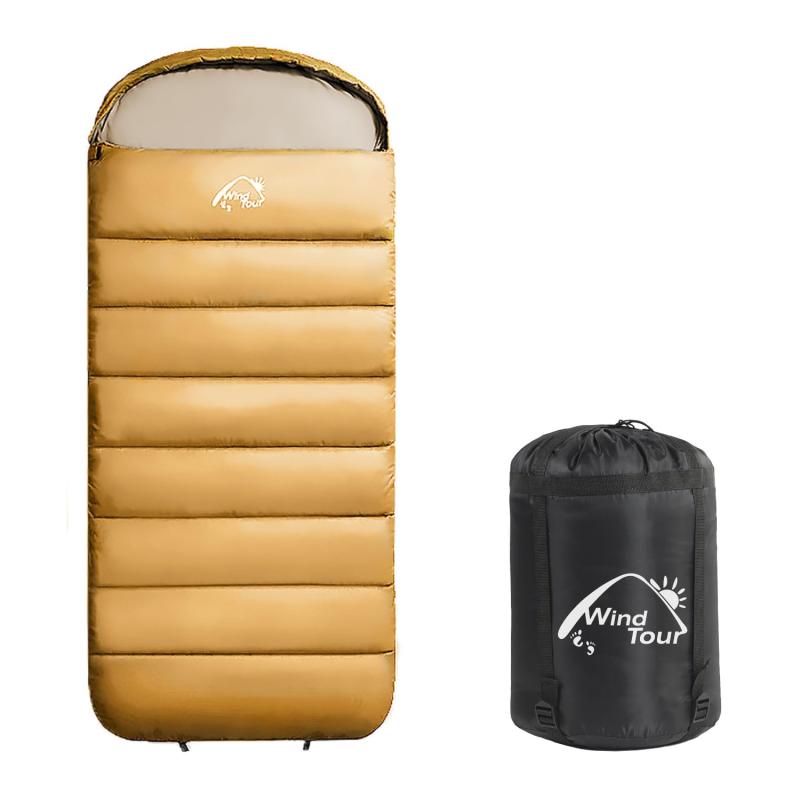 Rakuten - 封筒型 寝袋 キャンプ アウトドア コンパクト 保温 防水 登山 防災用 収納袋付き