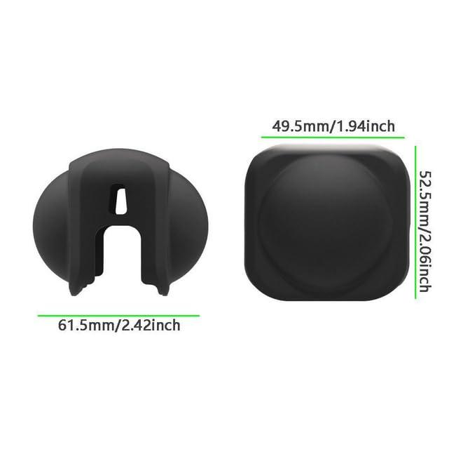 Insta360 X5 対応 レンズキャップ シリコン保護ケース 耐衝撃性、耐落下性、洗いやすい パノラマスポーツカメラ 専用保護アクセサリー