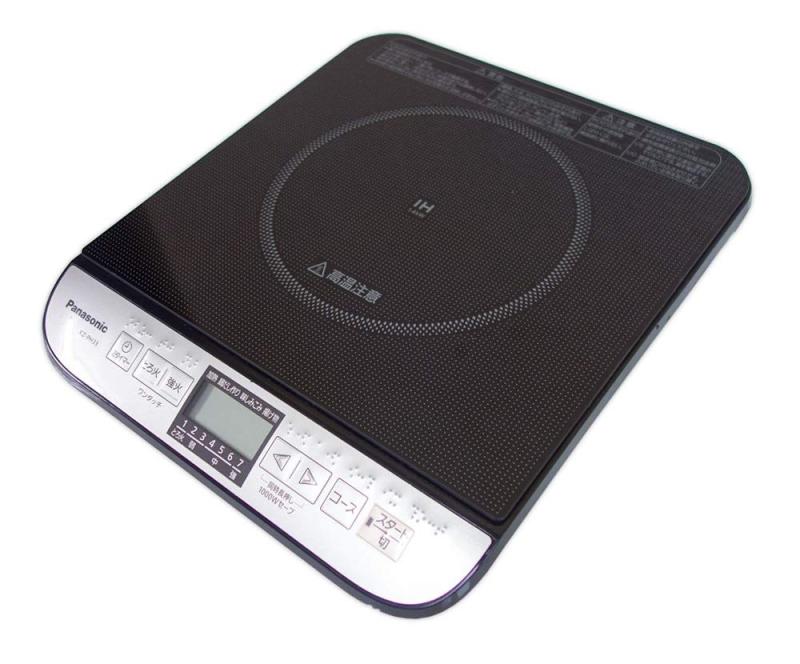 パナソニック IHクッキングヒーター IHコンロ 樹脂 日本製 卓上 7段階火力調整 静音設計 ブラック KZ-P..