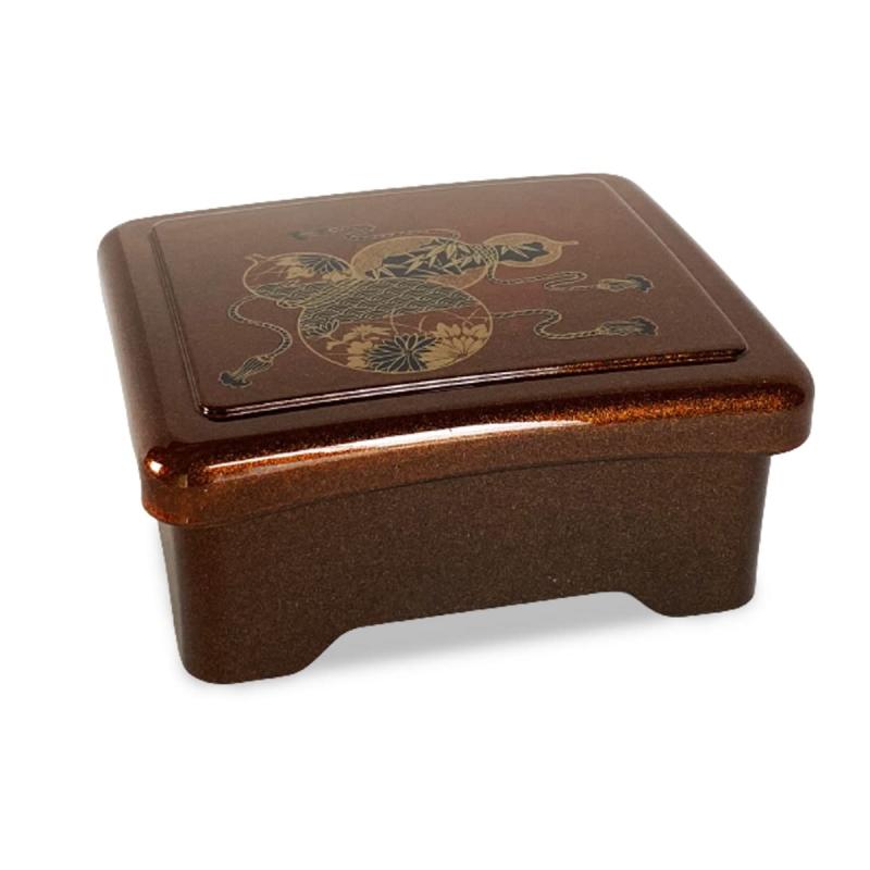 ジェイキッチンズ(J-kitchens) うな重 重箱 光月丼重 梨地ひょうたん 内朱塗 鰻 (うなぎ) 重箱 日本製