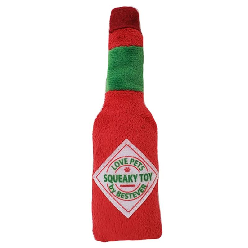 【LOVE PETS by BESTEVER】 ラブペッツバイベストエバー ペットトイ チリボトル Chilli Bottle 47204本体サイズ (幅X奥行X高さ) :4×1×15cm15g原産国:中国素材：ポリエステル