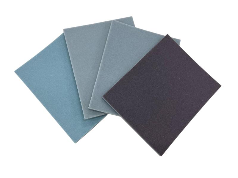 Rakuten - 理研コランダム 研磨スポンジ 手研磨114x140mm 4粒度セット #120～#1500 （各1枚入り）サビ落とし サンドスポンジ