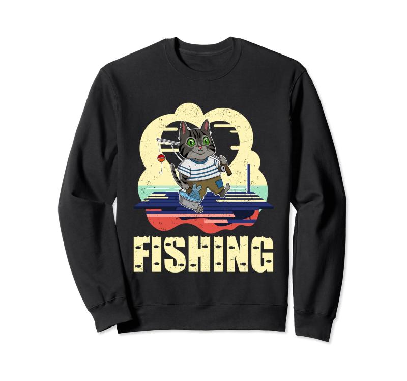 ペット 釣り竿 真鍮 鯉 怪しい キャンピング スポーツフィッシング 家族 トレーナー(3)