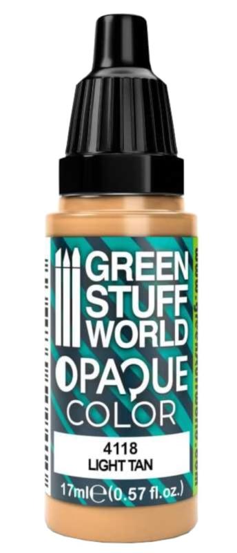 グリーンスタッフワールド オペークカラー ライトタン 17ml 模型用塗料 GSWC-4118
