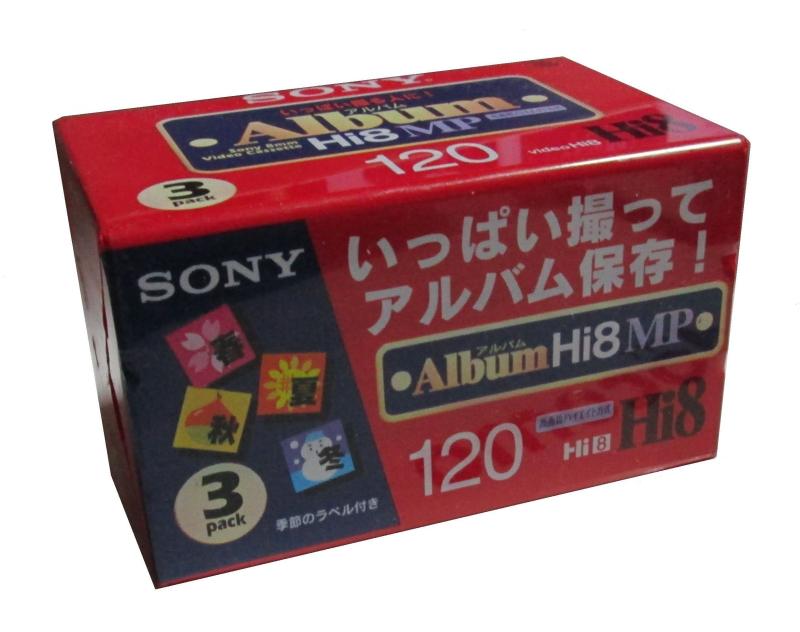 SONY 8�ߥ�ӥǥ������å� 120ʬ Hi8MP������3���ѥå� 3P6-120HMPL