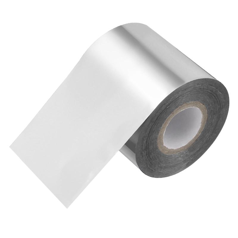 Rakuten - PATIKIL 2"x400Ft ホットスタンピング箔紙 熱転写ホットスタンピング紙箔ロール レザーDIYロゴデコレーションクラフトギフトパッケージ手帐用カード ライトシルバー