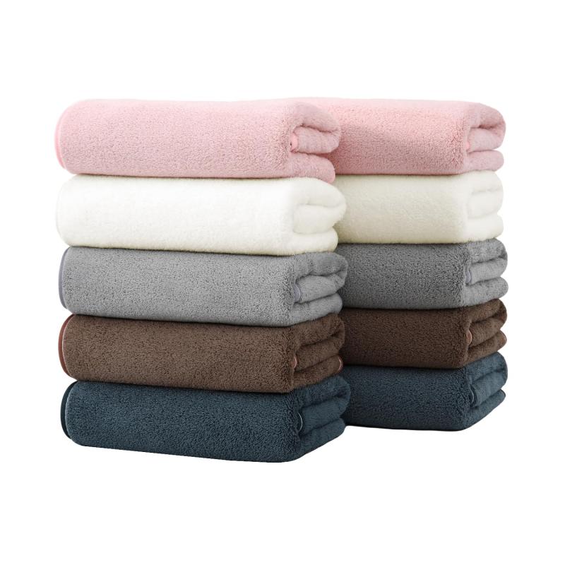 Face Towel - フェイスタオル 10枚セット マイクロファイバー 35*75cm ホテル仕様 通気 高速吸水 肌に優しい ふわふわ 柔らか肌触り 耐久性 無地