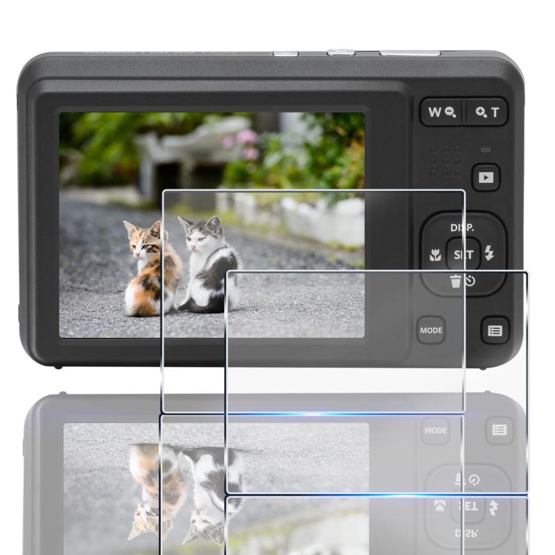 対応 kodak pixpro fz55 / fz45 ガラスフィルム 2枚セット 一体型レンズ保護フィルム 対応 PIXPRO FZ55 / FZ45 カメラフィルム 保護フィルム 耐衝撃 防爆裂 高透過率 露出オーバー防止 撥水撥油 指紋防止
