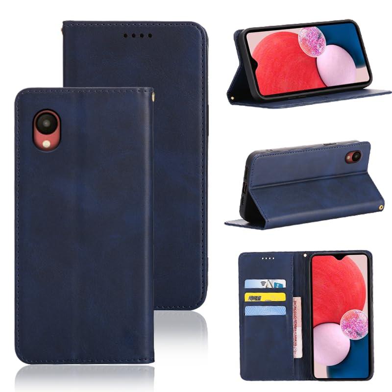 Rakuten - に適用するGalaxy A23 5G SC-56C SCG18 ケース 手帳型 じゅんしょく 高級PU肌感レザー TPUインナーシェル カード収納 人気 ストラップホール付き スタンド機能 マグネット式 手触りが良い 耐衝撃 耐