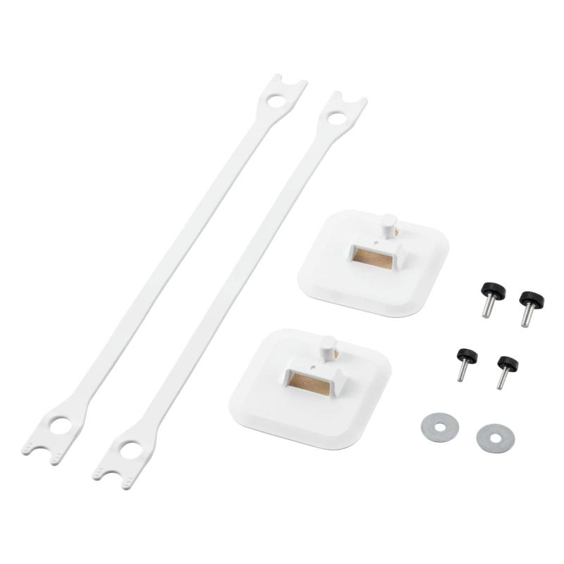 エレコム テレビ 転倒防止 耐震 ゴムベルト 2本入り 75インチまで対応 VESA穴対応 [震度7相当の耐震試験実施済み/日本製] TS-007 ホワイト