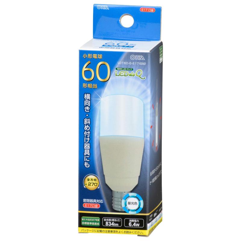 LED�ŵ� T�� E17 60������ ����� LDT6D-G-E17 IG92 06-3740 OHM �������ŵ�