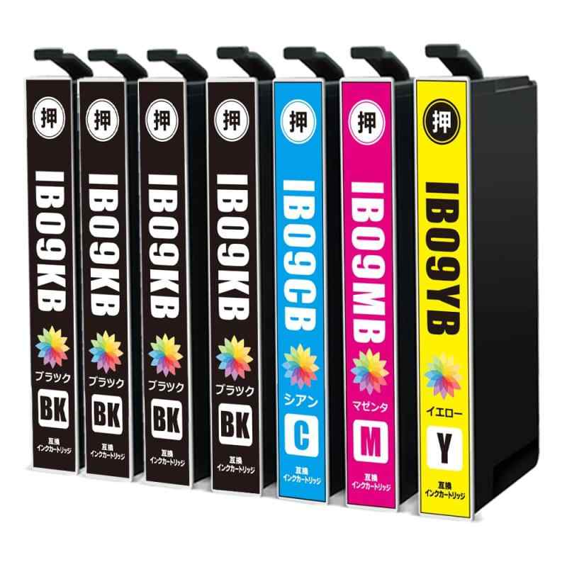 Rakuten - エプソン用 IB09CL4B 7本セット 互換インク IB09(PGKB×4/CB/MB/YB) 大容量 互換インク カートリッジ 対応機種:PX-M730F PX-S730 新ICチップ搭載/残量表示/個包装
