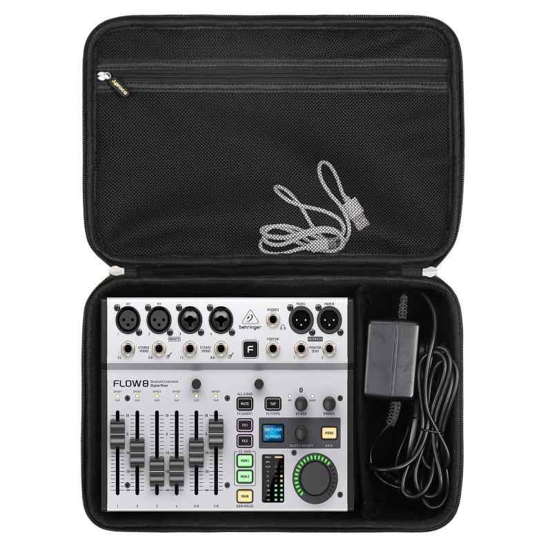 Aproca ハードストレージトラベルケース Behringer FLOW 8 / Xenyx 802 プレミアム 8入力デジタルミキサーに適合