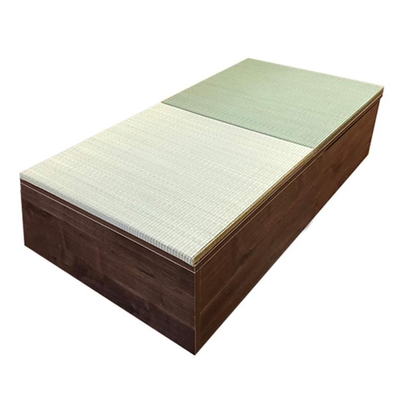 アルファタカバ 畳ユニット 収納 ボックス(高さ40cmハイタイプ)60cm×120cm ナチュラル・グリーン[商品サイズ] 幅120cm×奥行60cm×高さ40cm日本製収納付き畳ユニット(組合自由)[製造国] 日本[対象] 1ヶ月 ~