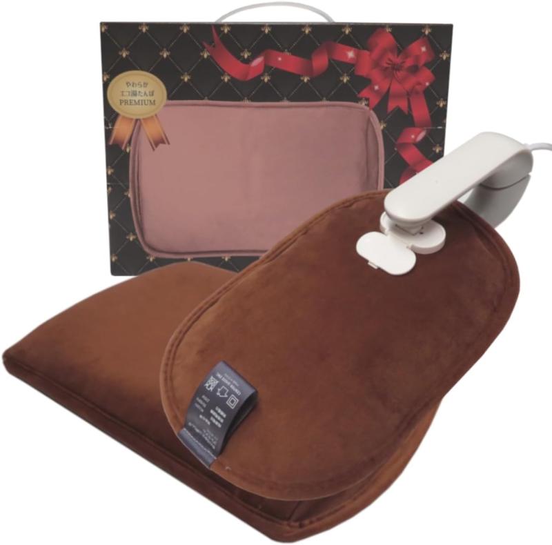 センター商事 やわらかエコ湯たんぽプレミアム ブラウン CY-N10S-BROWN