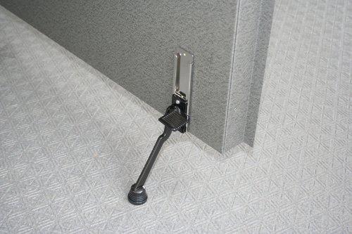 ノムラテック ペダル式ドアストッパー ダークグレー N-2422