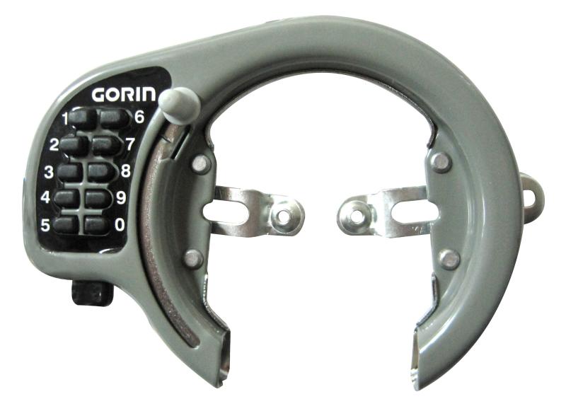 サギサカ(SAGISAKA) 自転車用 ロック ボタン式リングロック WO型用 グレー 43684(4.0)