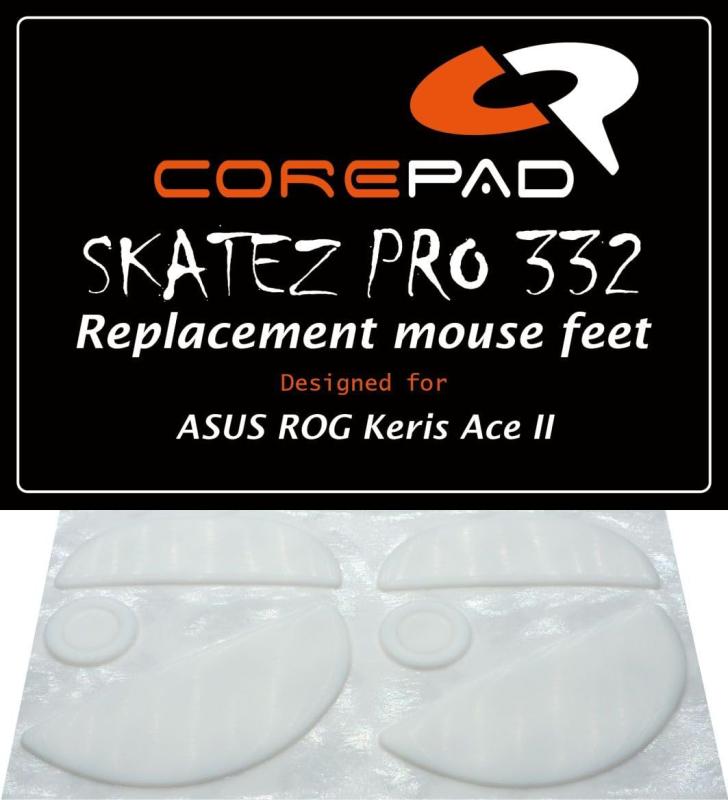 NEC - Corepad Skatez PRO ASUS ROG Keris Ace II用マウスソール 2set PTFE100%【】