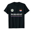 パラグアイ スポーツ/サッカージャージー Tシャツ フラッグ フットボール Tシャツ