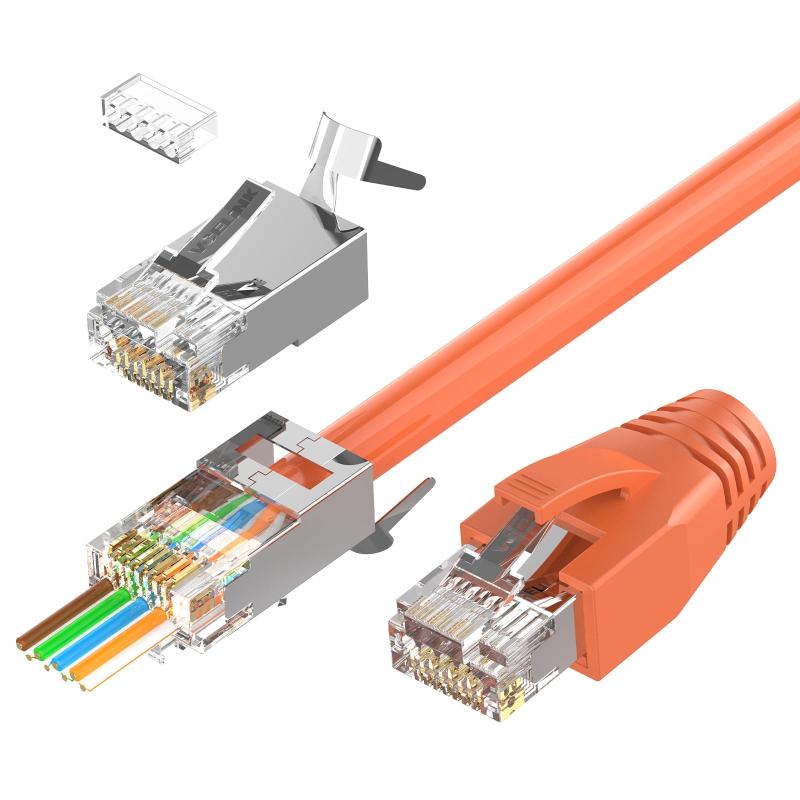 Rakuten - VCELINK RJ45 コネクタ+保護カバー シールド 20セット