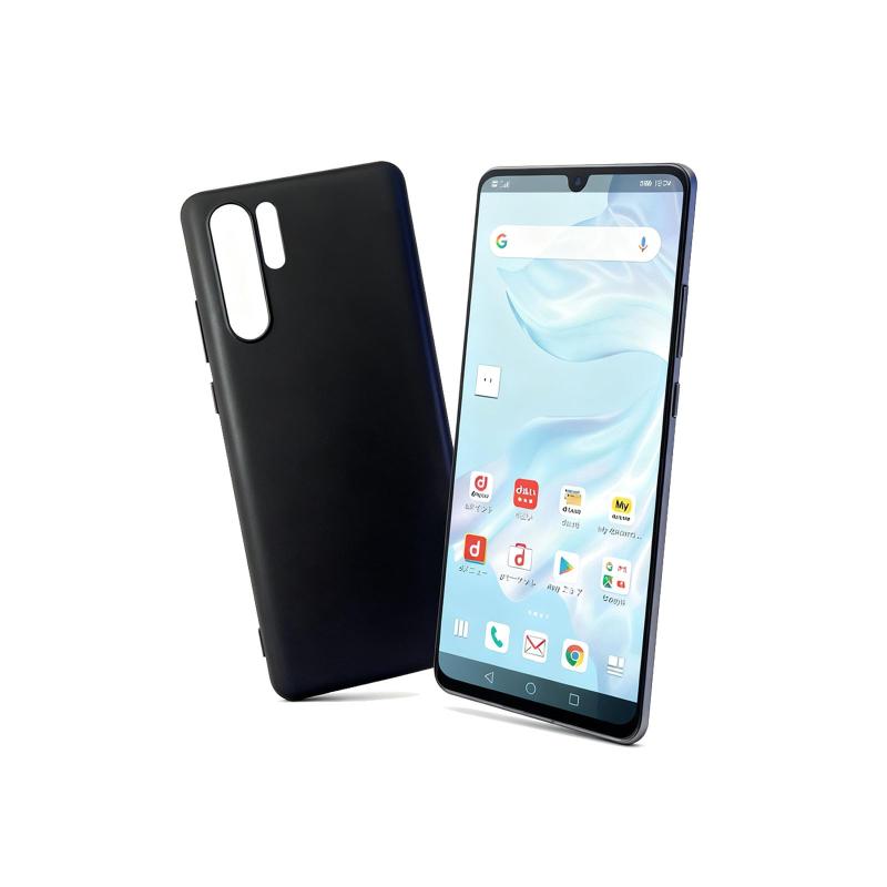 対応 P30 Pro ケース - 耐衝撃 滑り止め マット ブラックソフト TPU スマホファーウェイP30 Pro カバー