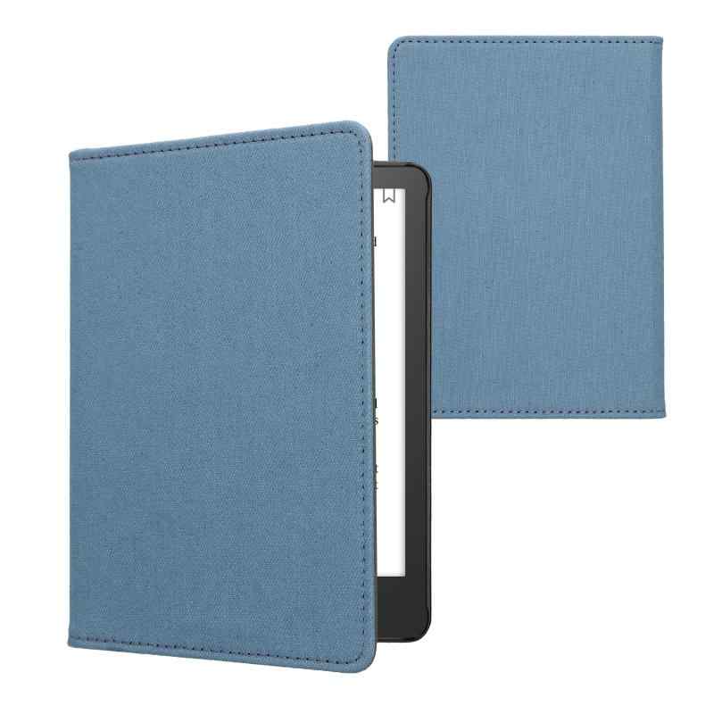 kwmobile 保護ケース Kindle Paperwhite 11. Generation 2021対応 - 電子書籍リーダー 電子ブック 手帳型 カバー 青色