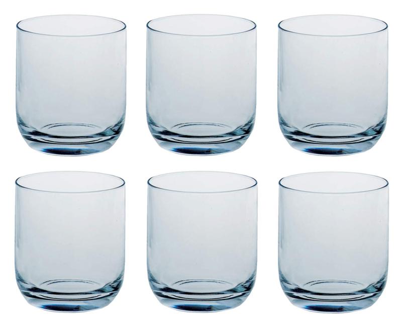 サントリーマーケティング ロックグラス クリア 240ml T型 (日本製) 000-4290 6個入り