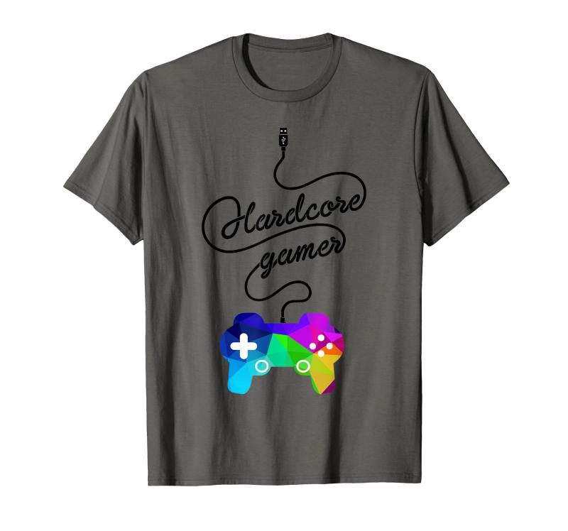 Hardcore Gamer Game Controller Gaming Joystick Cool Funny Tシャツ