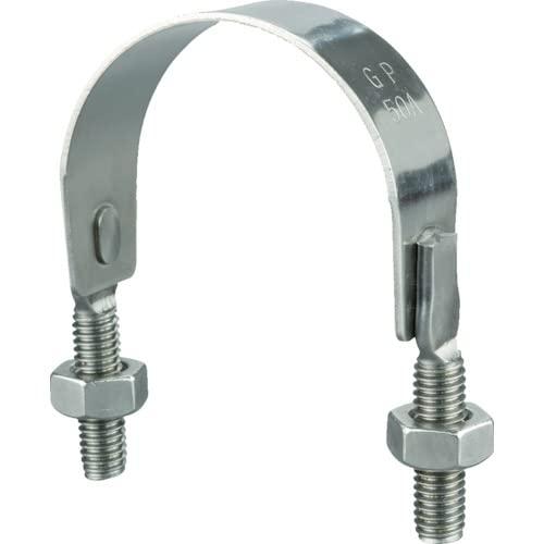 TRUSCO(トラスコ) SGP管用Uバンド SUS304 呼び径 100A ねじ径3/8 TSGPU100A-SUS●呼び径A：100●適合管外径(mm)：114.3●呼び径B：4●寸法(mm)t：2.0●P(mm)：122●d(mm)：...