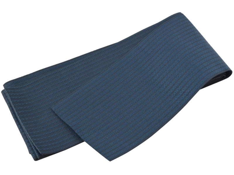 【きもの屋 さらさ】 日本製 角帯 単衣 男帯 浴衣帯 紳士 織柄入り 角帯の結び方ガイド付き mk-179