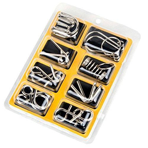 STARDUST ミステリー リング セット 知恵の輪 遊び 玩具 知育 子供 大人 教育 勉強 楽しい 夢中 謎解き SD-BT004-818長さ x 14幅 cm