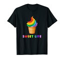LGBTQ Ice-Cream-Motiv、Pride、LGBT、Gay-Pride、Rainbow Tシャツ