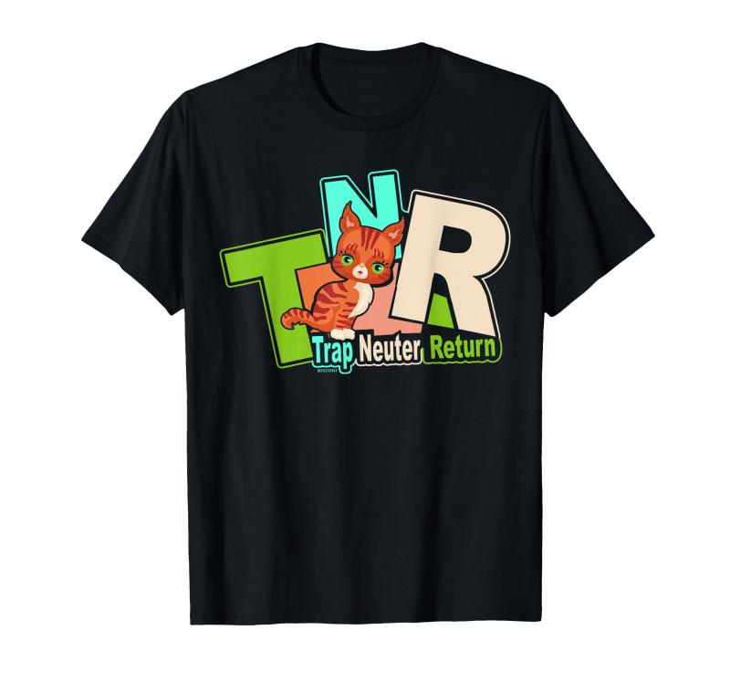 TNR Trap Neuter Return Feral Cat Advocate Cat Lover Tシャツ