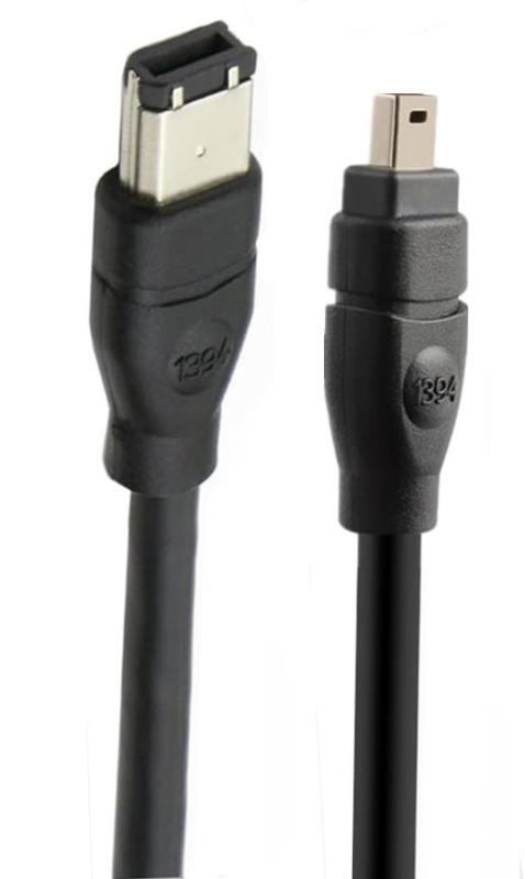 Rakuten - VECASDEN FireWire 6ピン対4ピンケーブル IEEE1394 FireWire 対応デジタル カメラ/ビデオカメラ接続ケーブル 1.8M