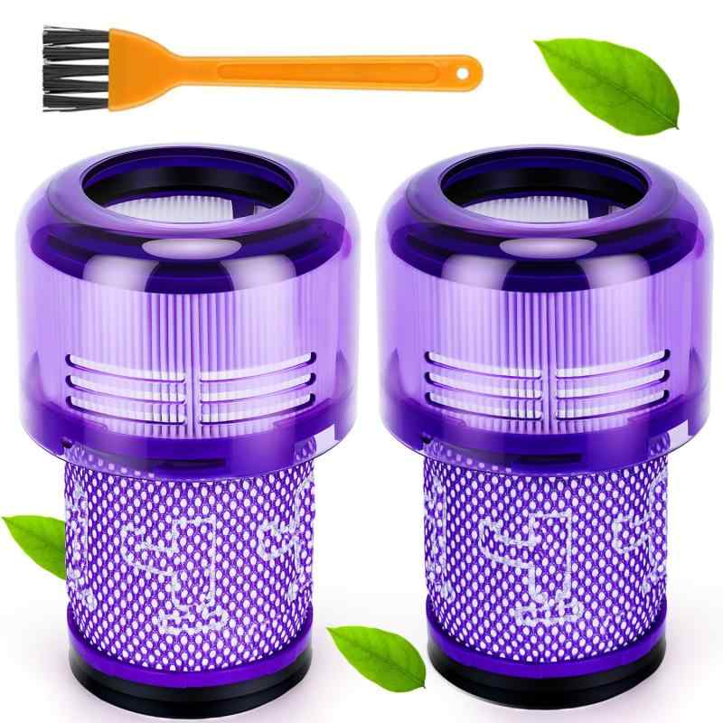 TOPONIMI ダイソン用 フィルター V12 互換品 SV20 SV30 SV46 掃除機 フィルター Dyson V12 Detect Slim Fluffy 用 互換フィルター HEPAフィルター 交換品 971517-01 水洗い可能 (2個入